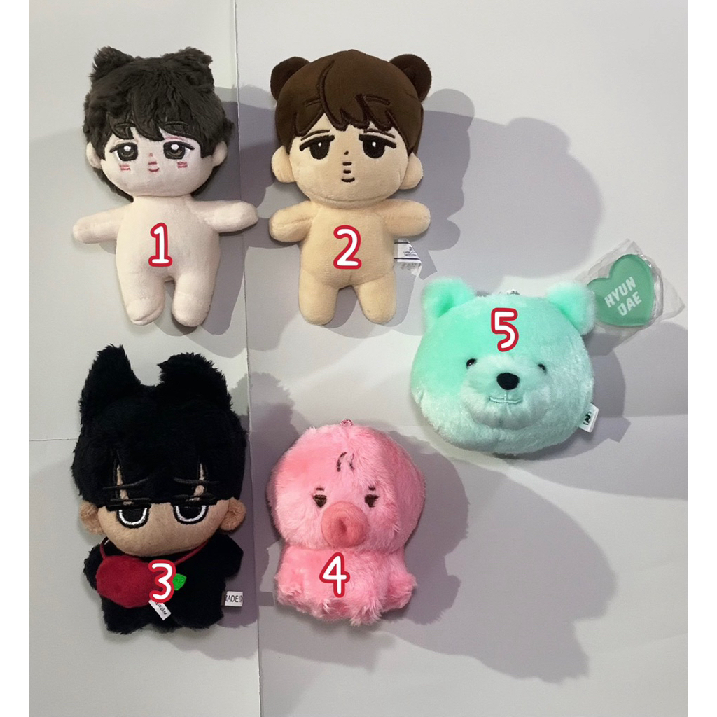 official doll the boyz tbz keyring bear mint hyunjae fanmade doll sunwoo tteonko udingz seondingz se