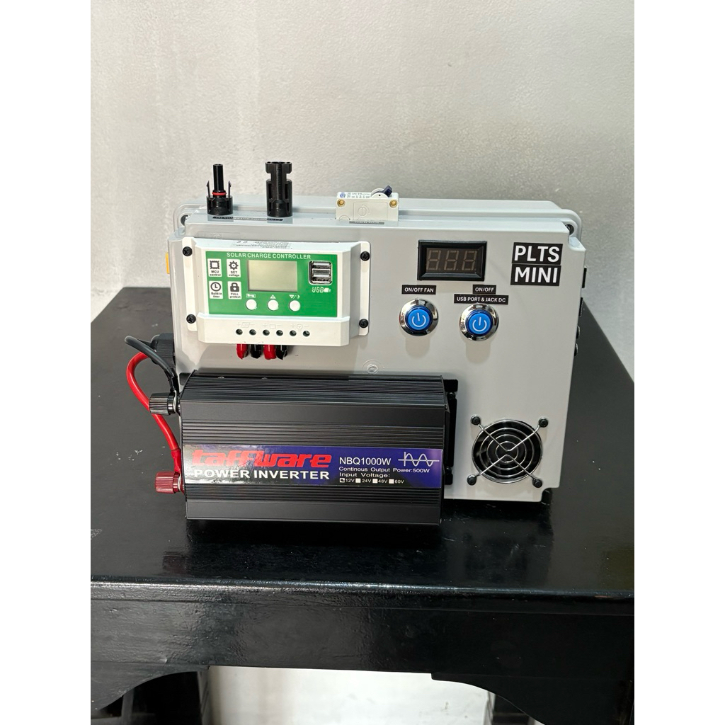 PLTS 1200 Wh Inverter 1000 Solar Panel 400 wp