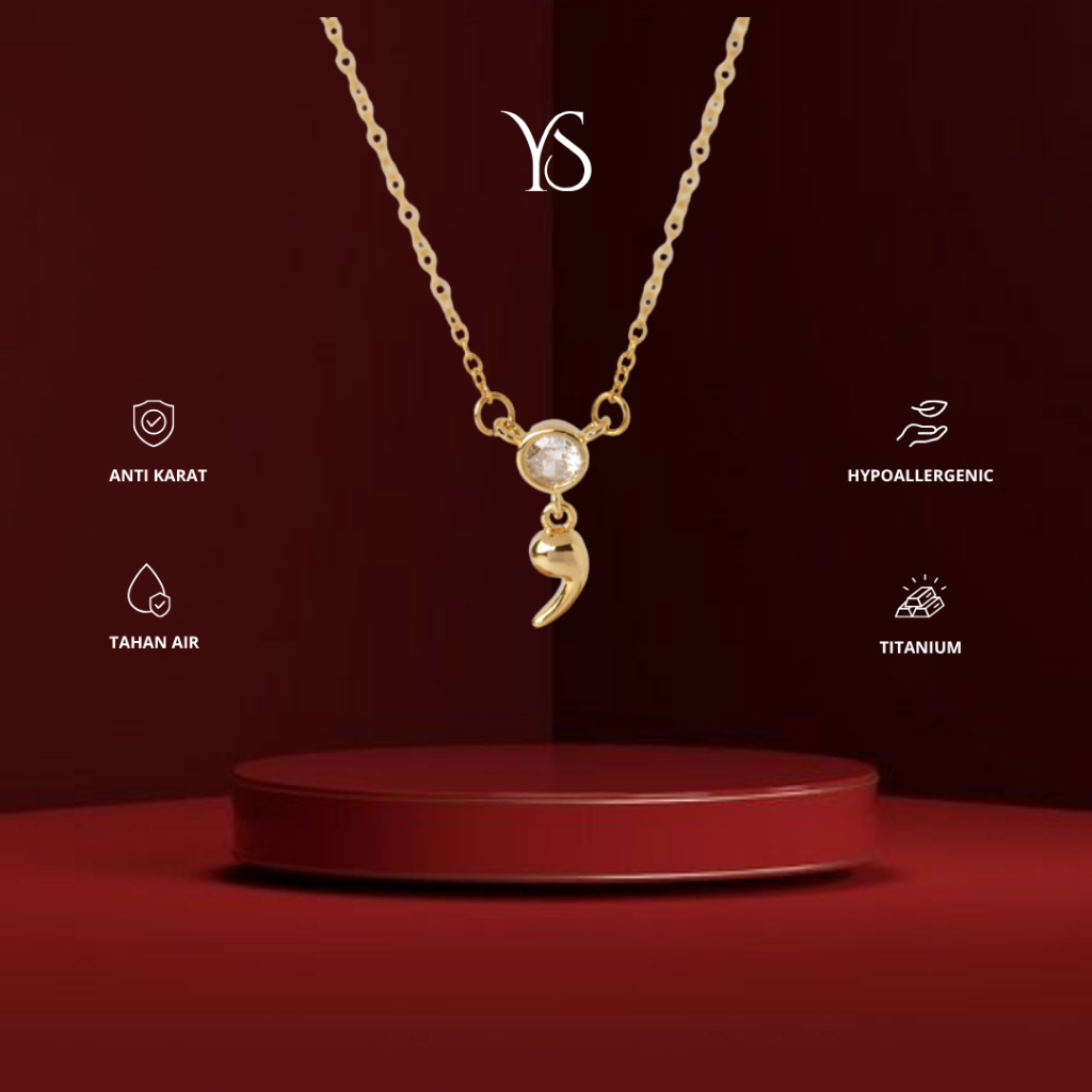 YS - [NEW VERSION] Semicolon Necklace KALUNG Anti Karat