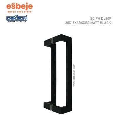 (ESBEJE) Pull Handle Dekkson Deluxe SQ PH 809 30X15X380X350 Black