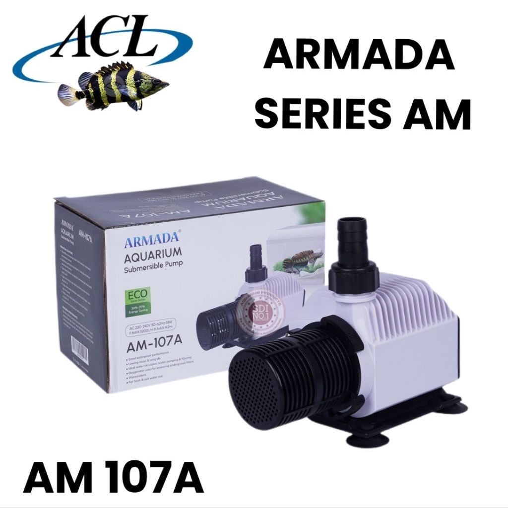 pompa celup kolam ikan besar armada am-107a mesin kolam air terjun