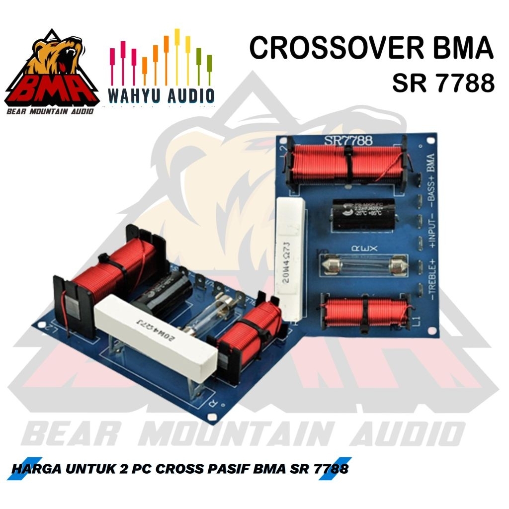CROSSOVER PASIF 2 WAY BMA SR 7788 ORIGINAL 1 PASANG