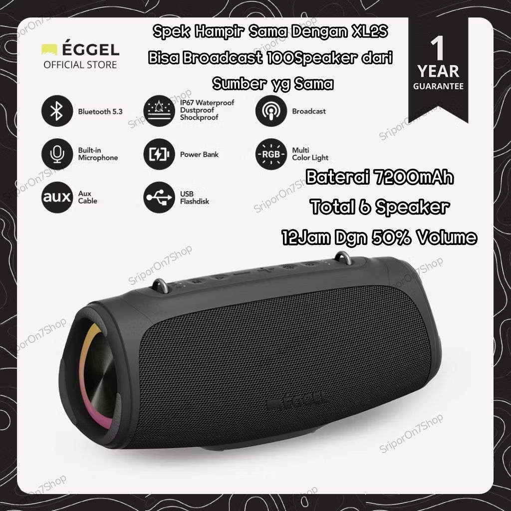 Speaker Eggel Terra 3 MAX dan  Elite XL 2S