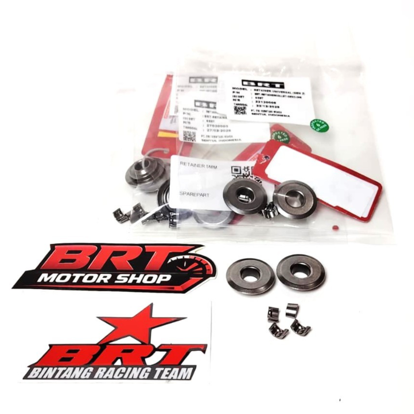 RETAINER SET KUKU KLEP BRT MIO Sporty MIO Old New Smile MIO Karbu Karburator Retainer +Topi Klep Bat