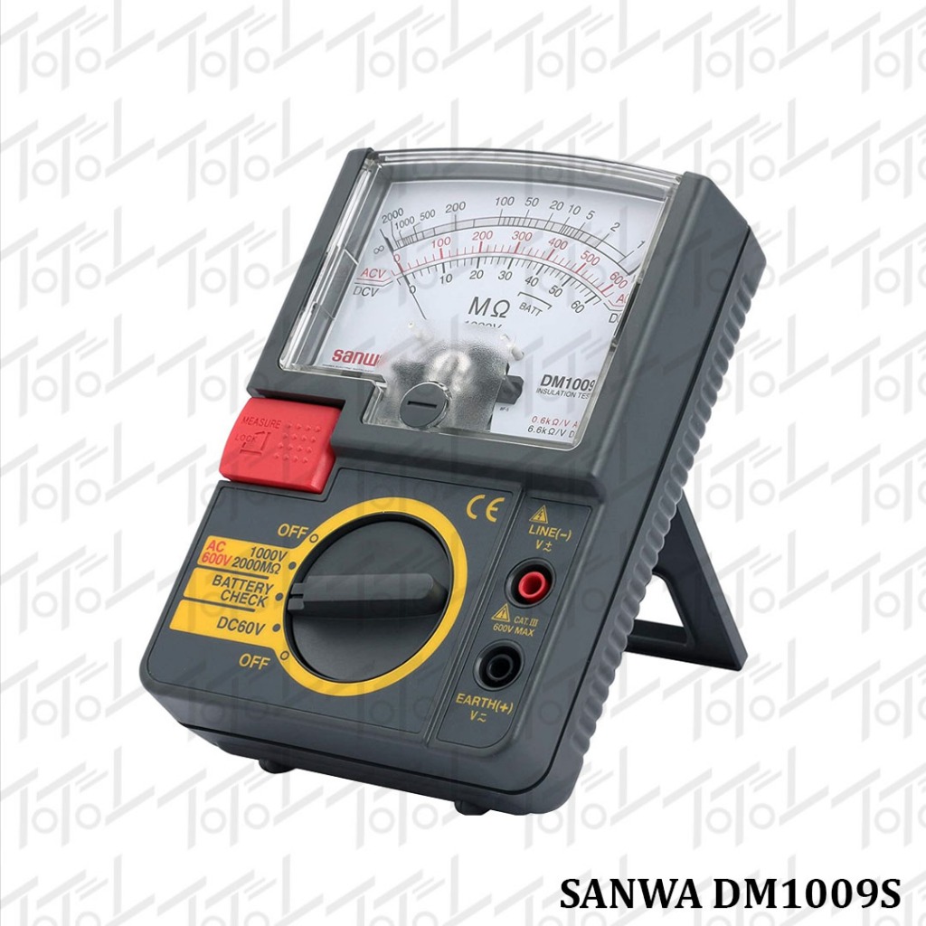 Sanwa DM1009S Insulation Tester Analog 1000V / Megger Analog DM-1009S