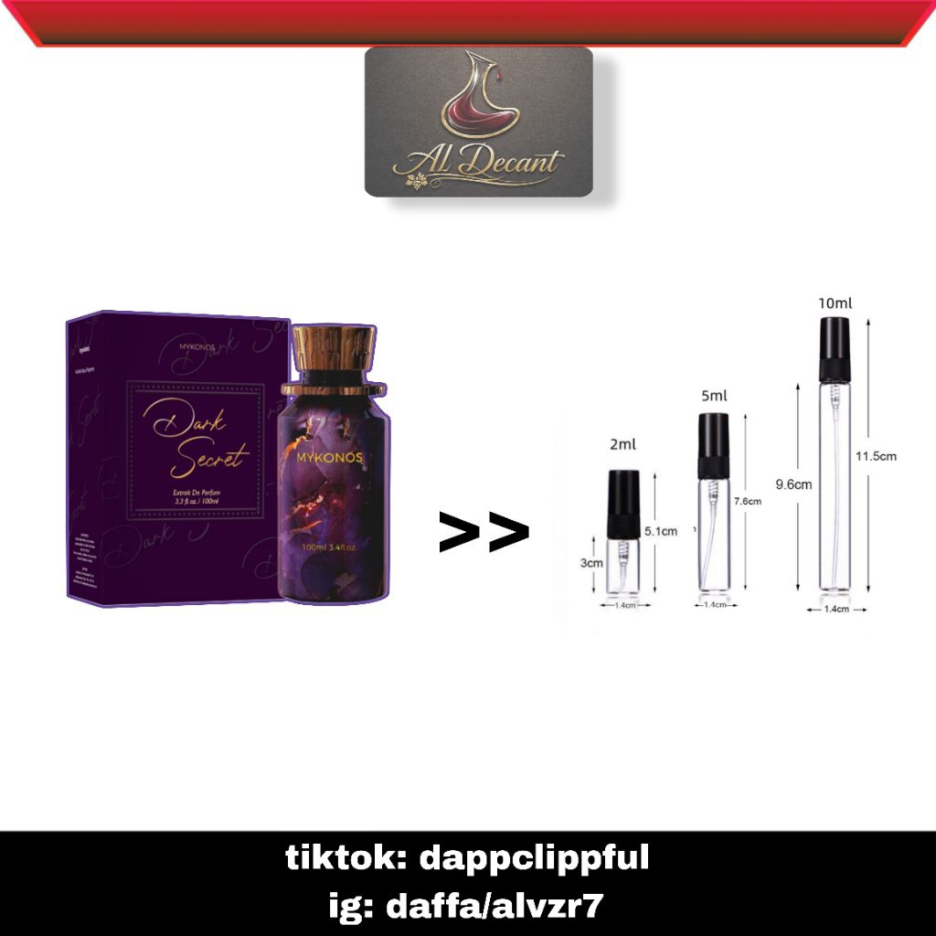 Decant Mykonos Dark Secret [READY 2,5,10ml]