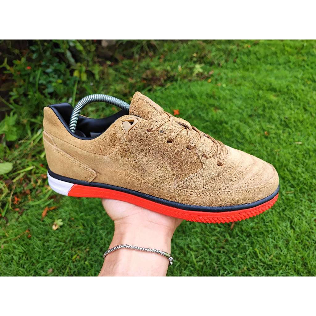 [Bisa COD] Sepatu Futsal 5 StreetGato IC - Camel Solar Red