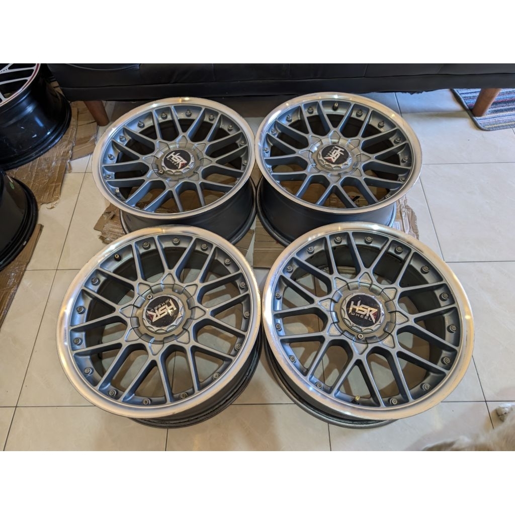 Velg HSR R17 Formula Lubang 4 Dobel 4x100 4x114