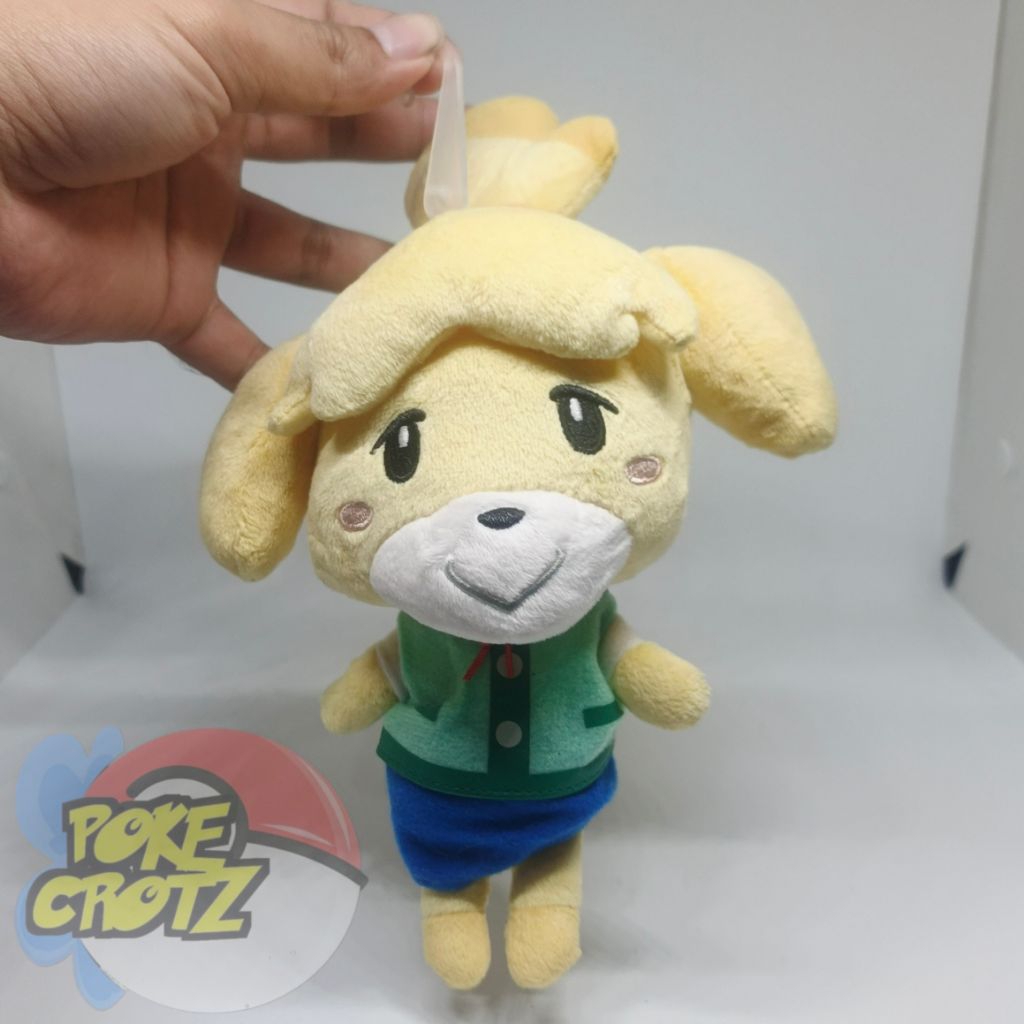 Boneka keychain san-ei Animal Crossing 24cm Smiling Isabelle Plush Toy Doll key ring gantungan kunci
