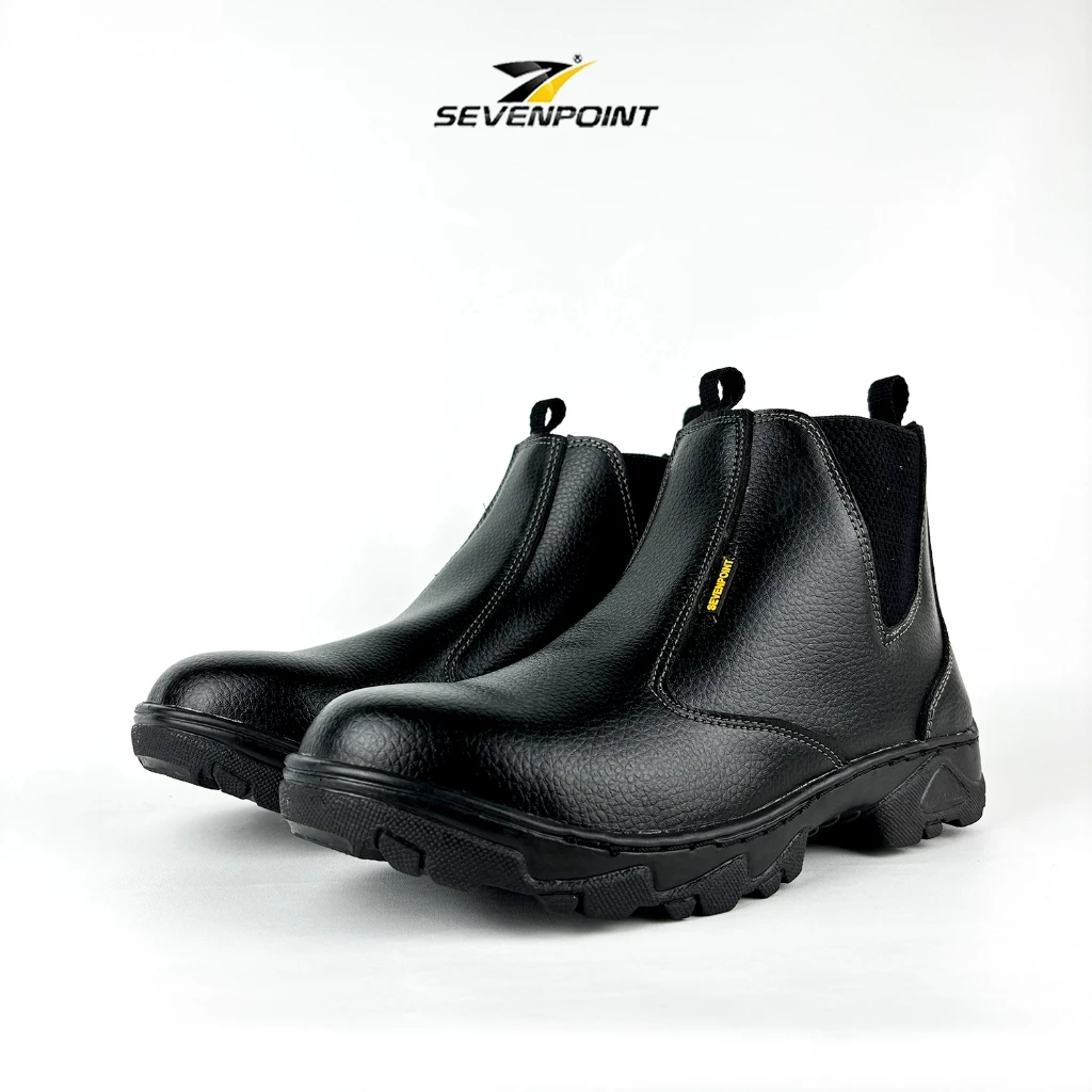 Sevenpoint Safety Shoes Pria Original Sepatu Kerja Outdoor Kitchen Lapangan Bonus Kaus Kaki 08