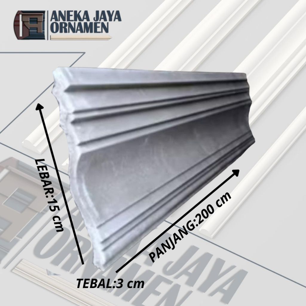 Lis plang profil beton