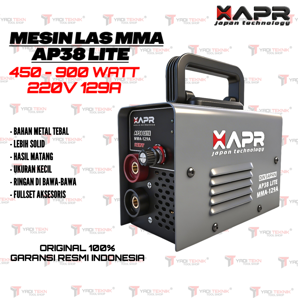 APR mesin las AP38LITE120A MMA travo las INVERTER 450watt 900watt
