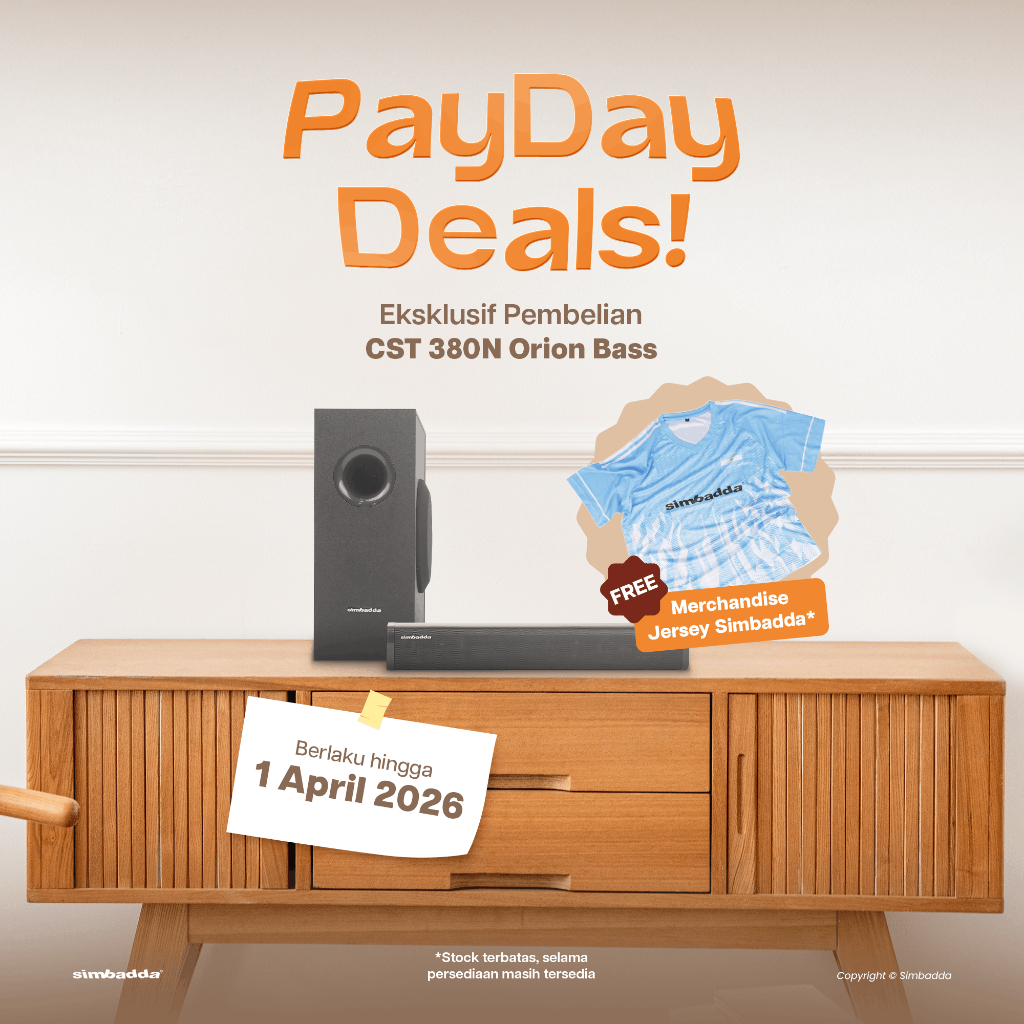 Simbadda CST 380N Orion Bass - Power Compact Soundbar