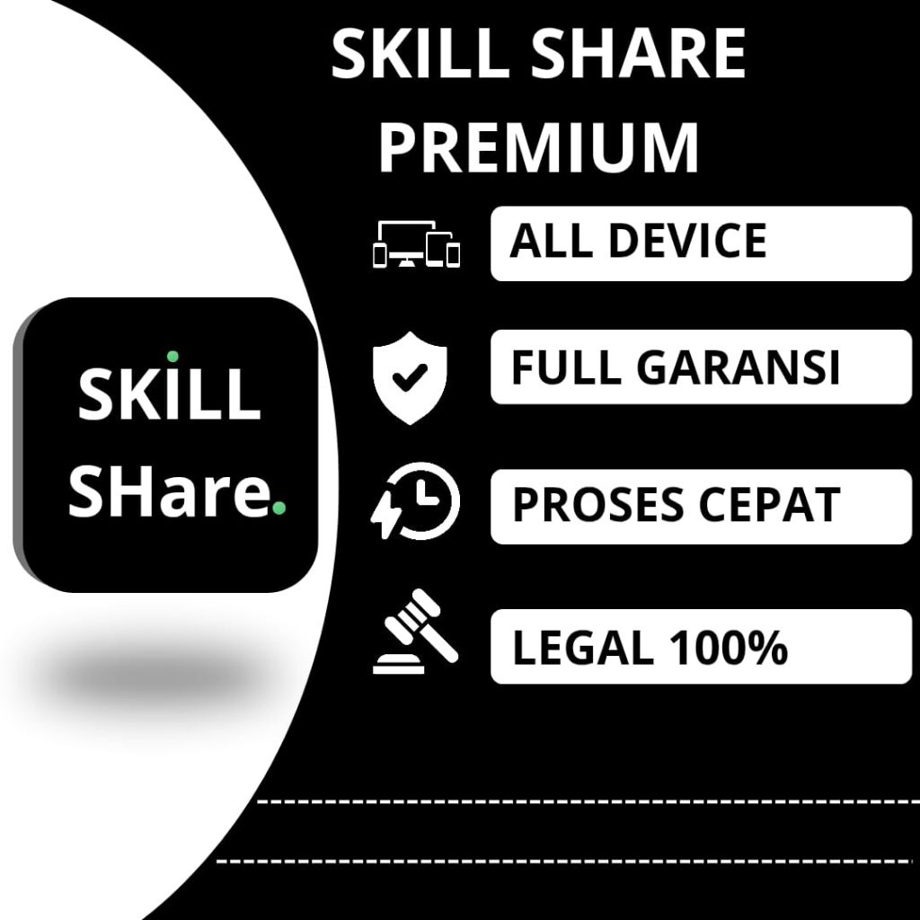 SkillShare Premium 1Bulan Full Garansi Private Termurah