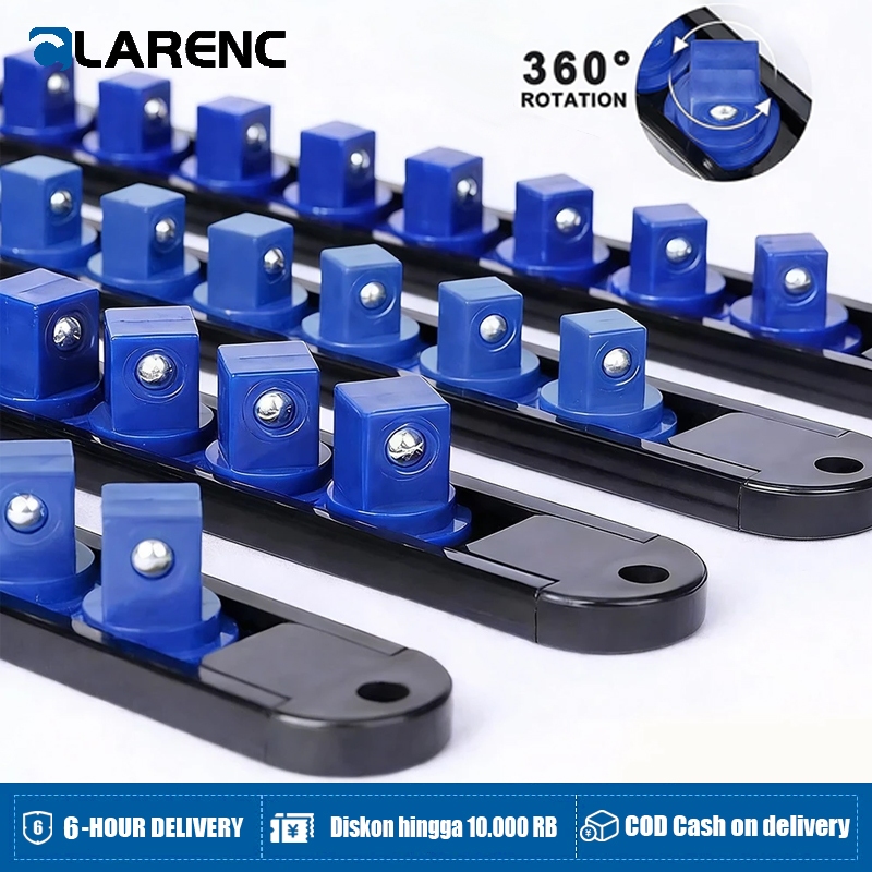 Tempat Socket Mata 2/1 Socket Rail Tempat Kunci Sok Sock Holder Tools
