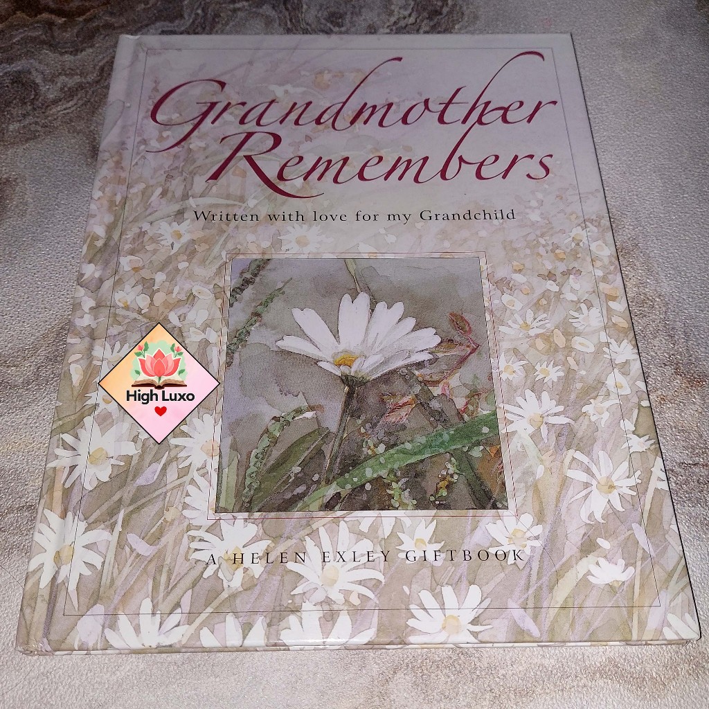 Buku Grandmother Remembers Helen Exley Giftbook GIFT Book kenang nenek GRANDMA isi MEMORY memori kel