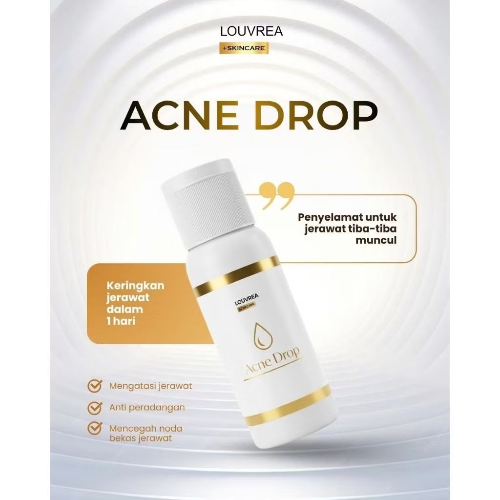 Louvrea Acne Drop/L'ouvrea obat jerawat/obat totol/obat bruntus