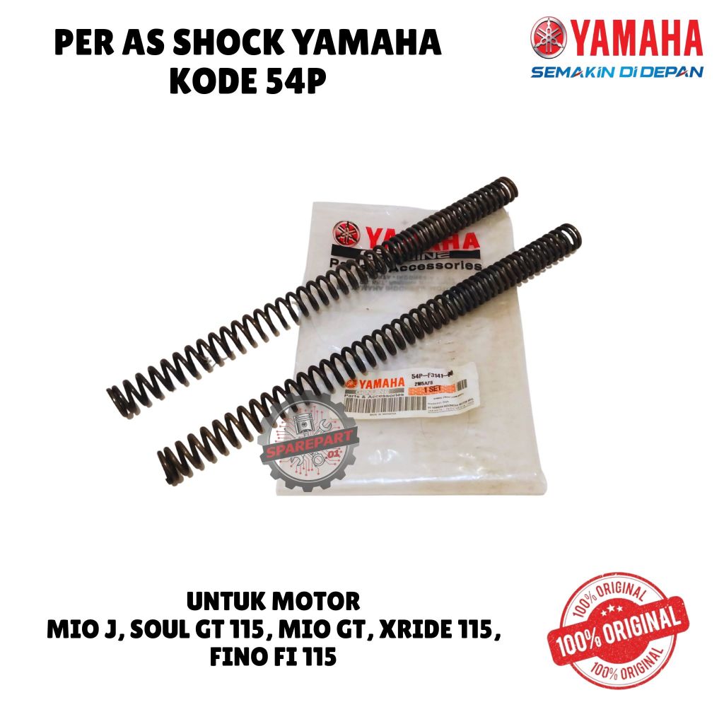 PER AS SHOCK ORIGINAL YAMAHA KODE 54P, MIO J, SOUL GT 115, MIO GT, XRIDE 115, FINO FI 115
