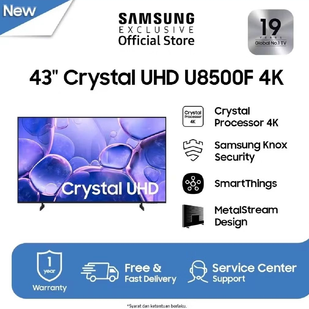 SAMSUNG 43U8500F SMART TV UHD UA43U8500F 43inch 43U8500