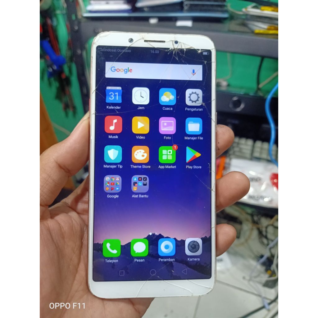 Oppo A83 2/16 minus retak bisa pakai