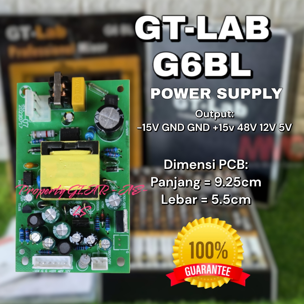 POWER SUPPLY MIXER GT-LAB G6BL  GT LAB MF 07 MF07 MF-07