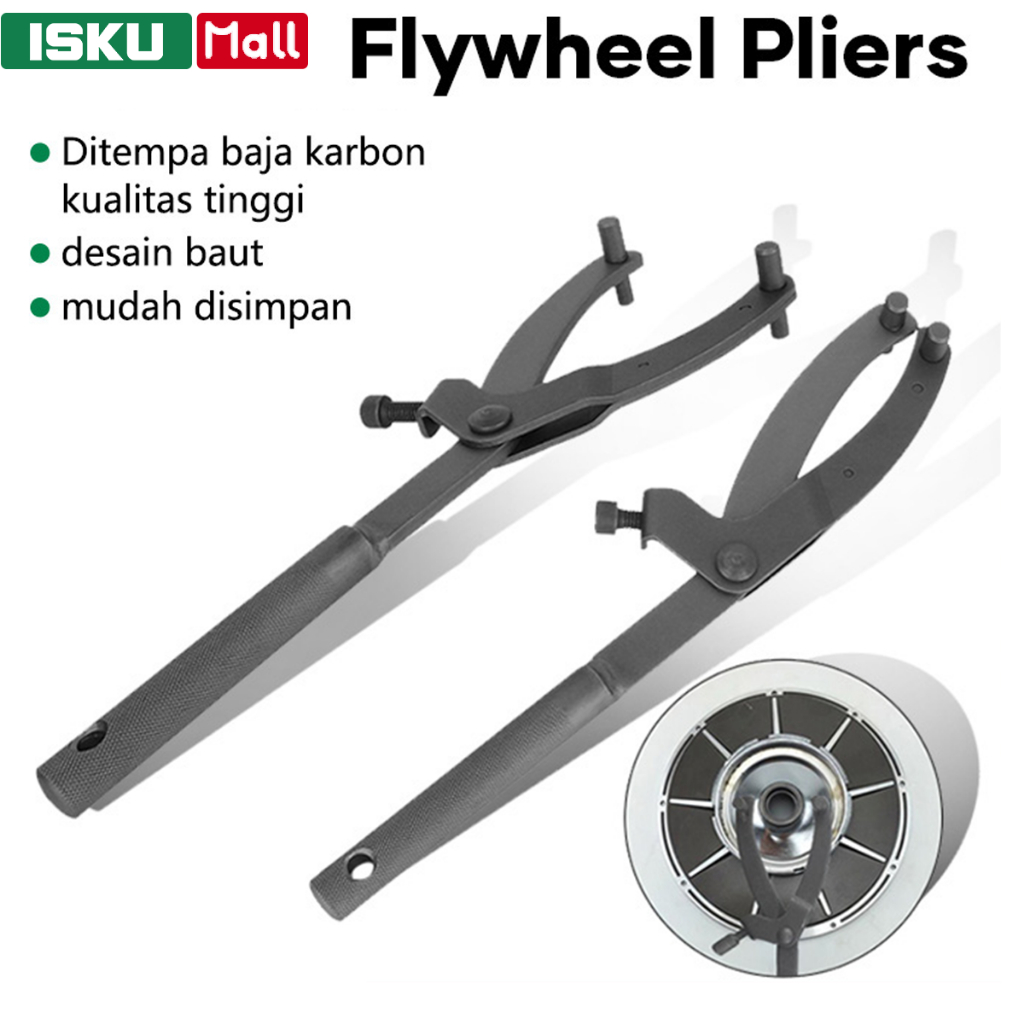 ISKU Treker CVT Tahanan Kopling Mangkok Ganda Kunci Tahan Magnet Motor Matic Manual Flywheel Pliers 