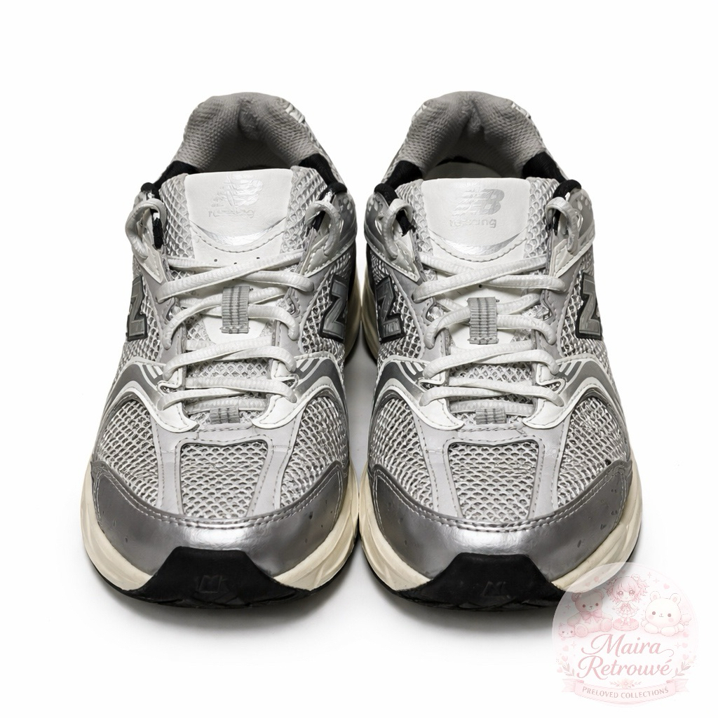 Sepatu Running New Balance 530 ABZORB Preloved Pria Wanita Abu Putih Original