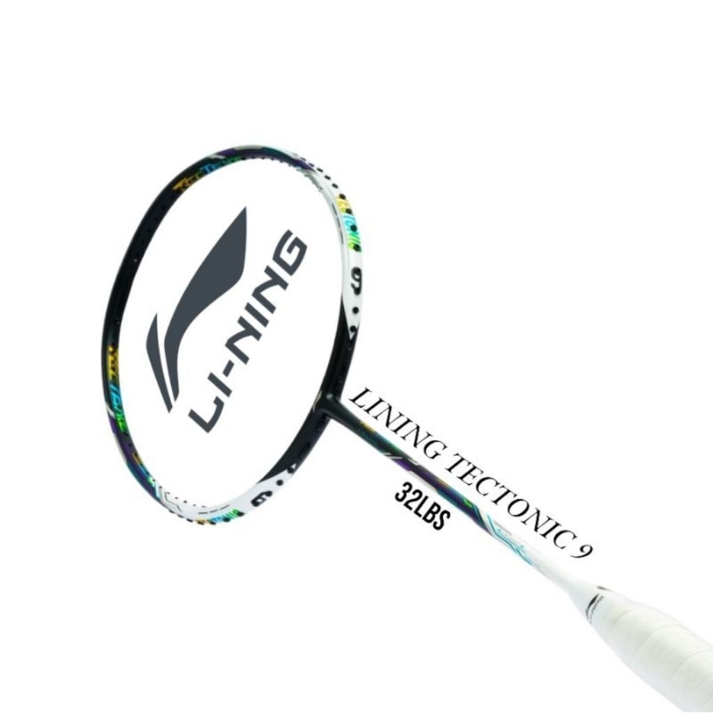 RAKET BADMINTON LINING TECTONIC 9 TENSION 32LBS LIMITED EDITION SIAP PAKAI BONUS TAS DAN GRIFNYA