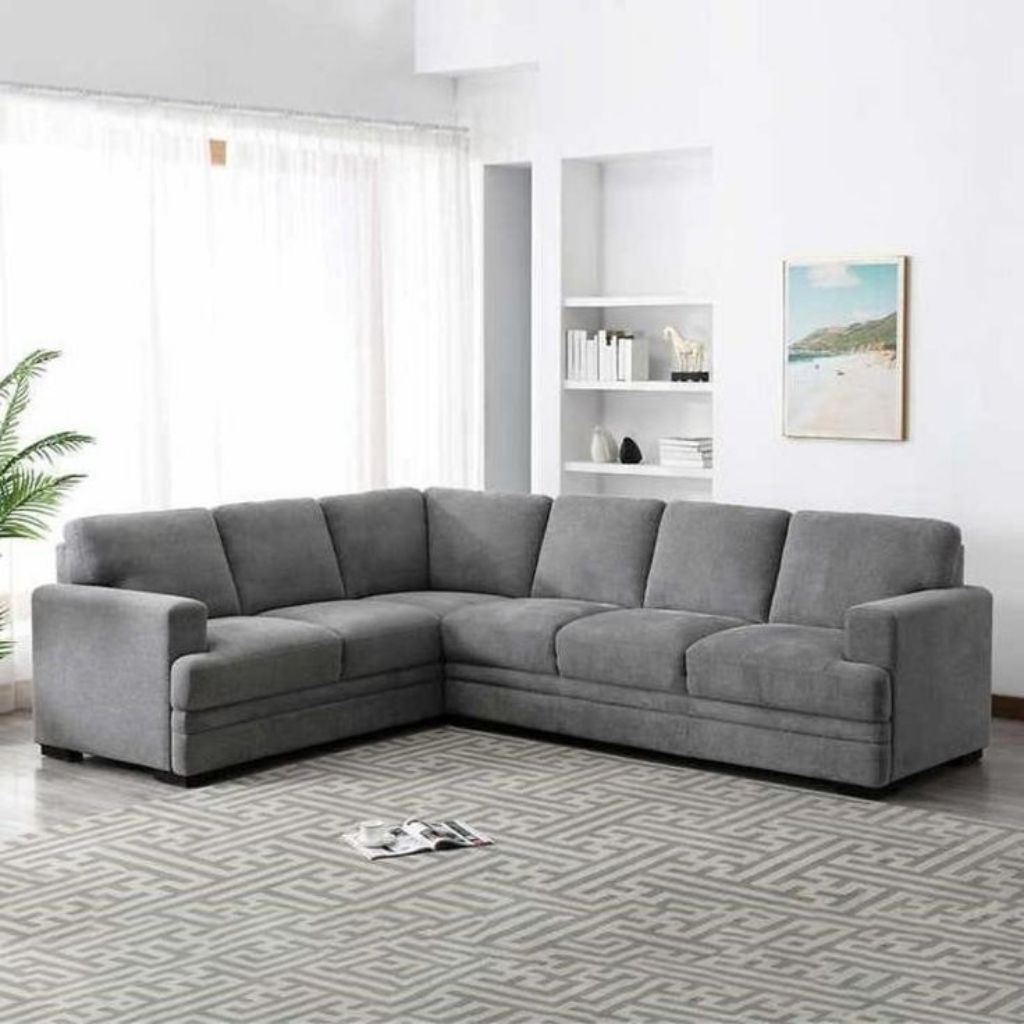 Sofa L sudut minimalis mewah