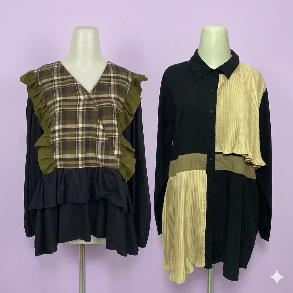 [PL] Dya.id - Atasan Kemeja Wanita Bahan Adem