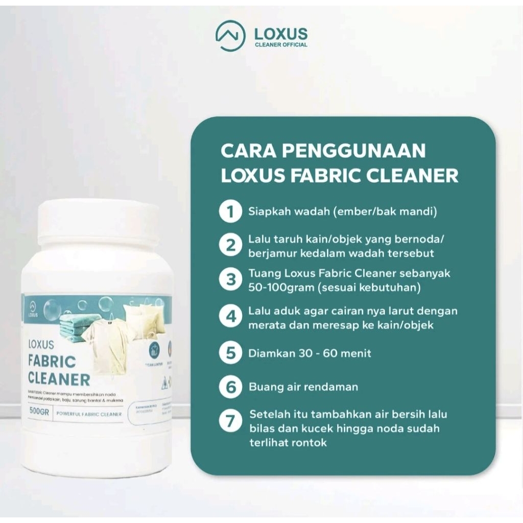 LOXUS FABRIC CLEANER