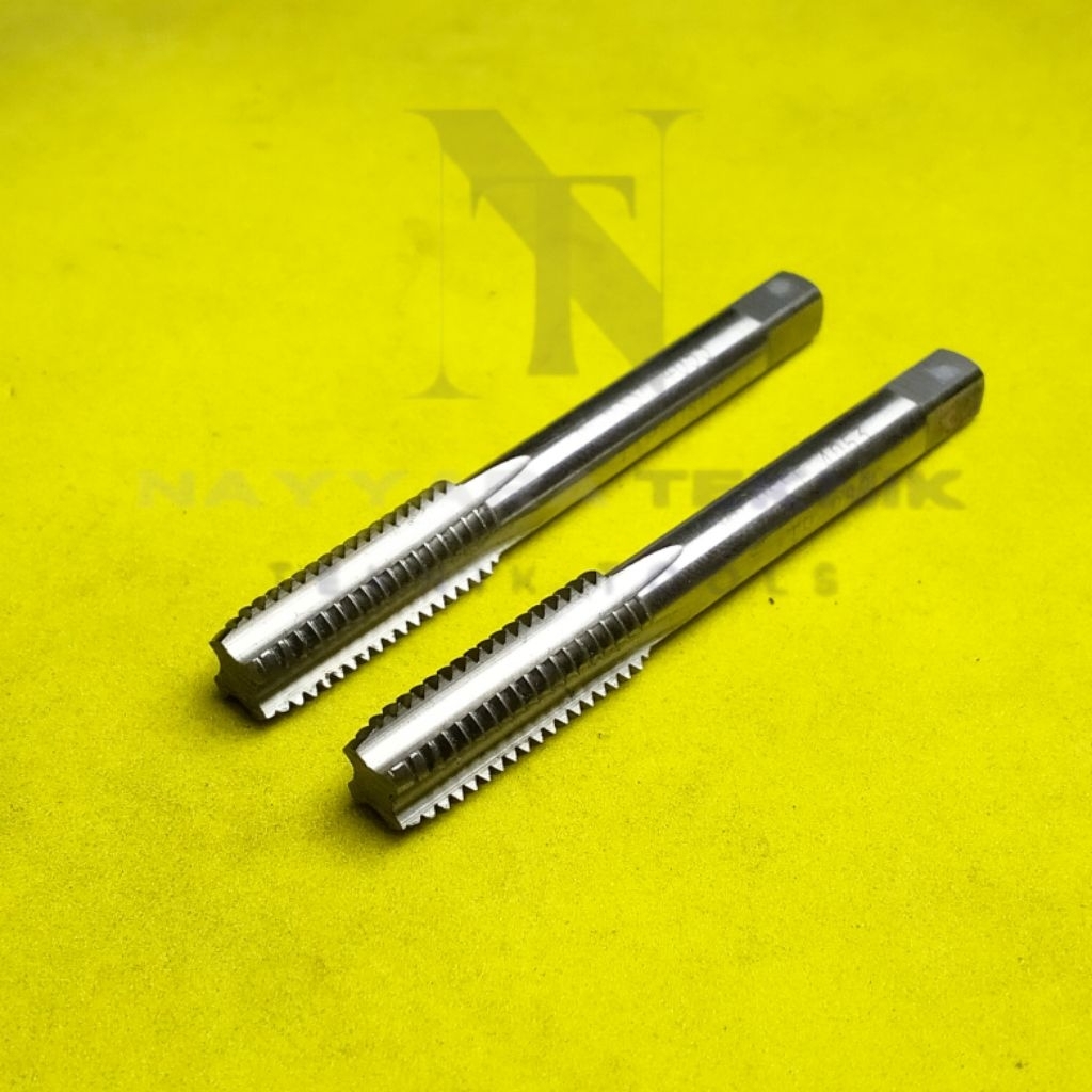 Tap OSG M8x1.25 bekas seken.. Hand Tap m8 x 1.25 OSG lurus