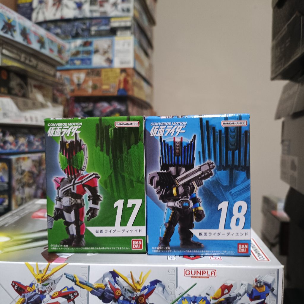 SET OF 2 CONVERGE MOTION 3 KAMEN RIDER DECADE + DIEND SET