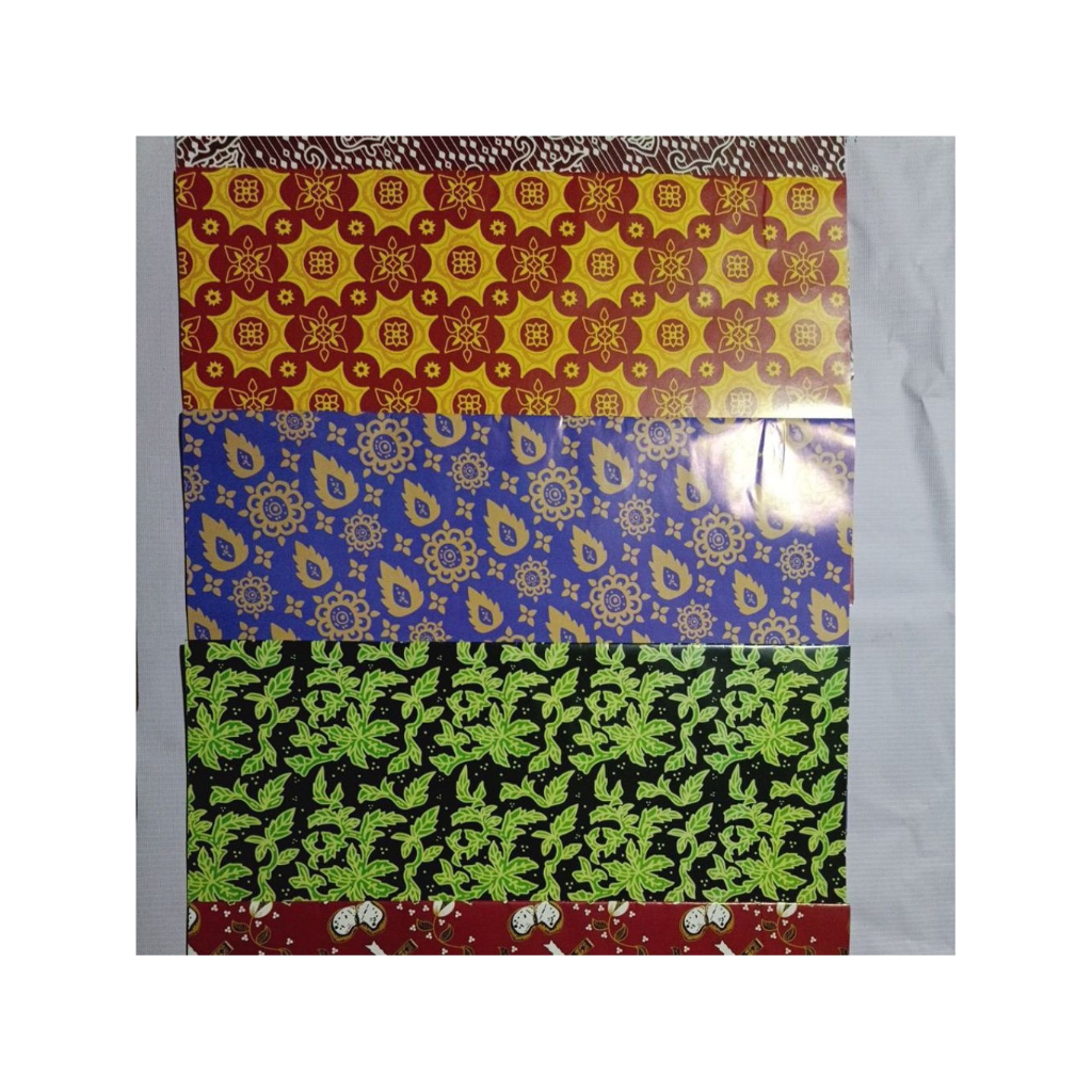 Kertas Kado Sidu Motif Batik 100 Lembar - Mudah Dibentuk