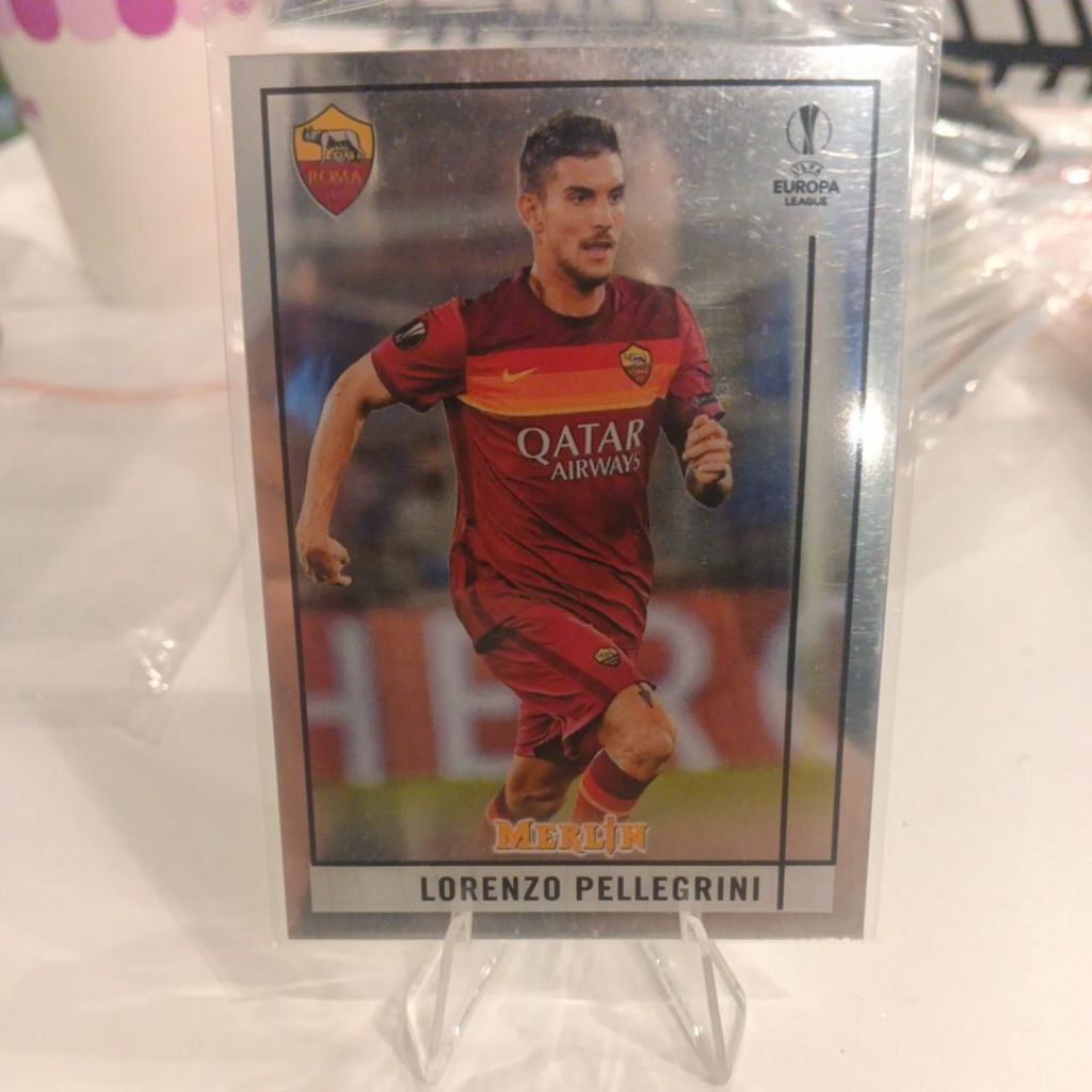 kartu bola topps merlin ucc 2021 AS ROMA