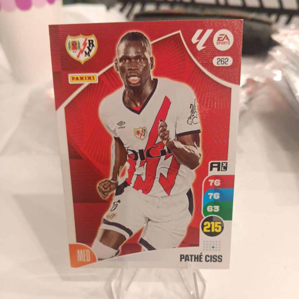 kartu bola panini xl adrenalyn la liga 2024/2025 Rayo Vallecano