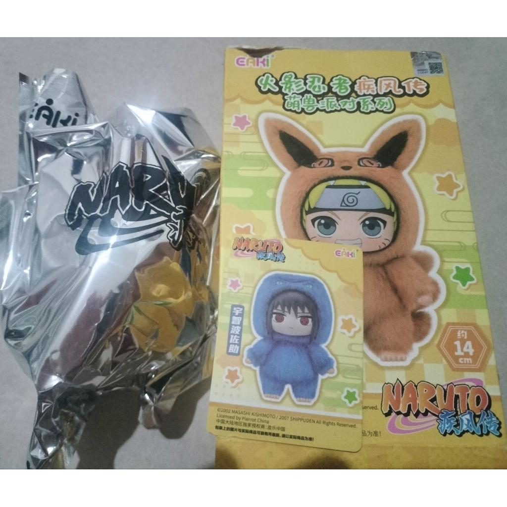 ORI SELECTED Top Toy Naruto Beast Party Plush - Sasuke