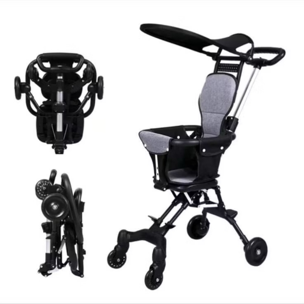 Stroller Bayi Lipat FLYBB Magic - Mudah Dilipat, Ukuran Kabin, Dapat Dibawa ke Pesawat