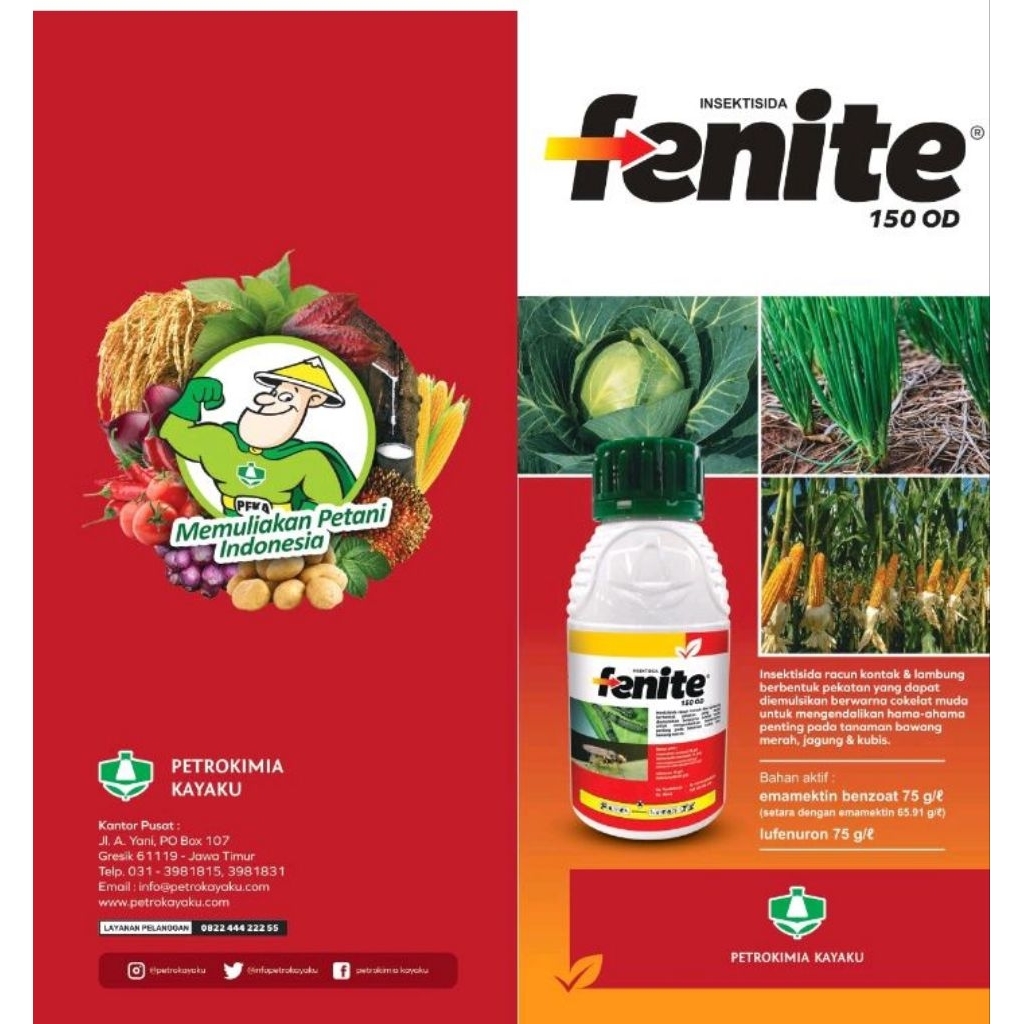 Insektisida FENITE 150 OD kemasan 250 ml Original