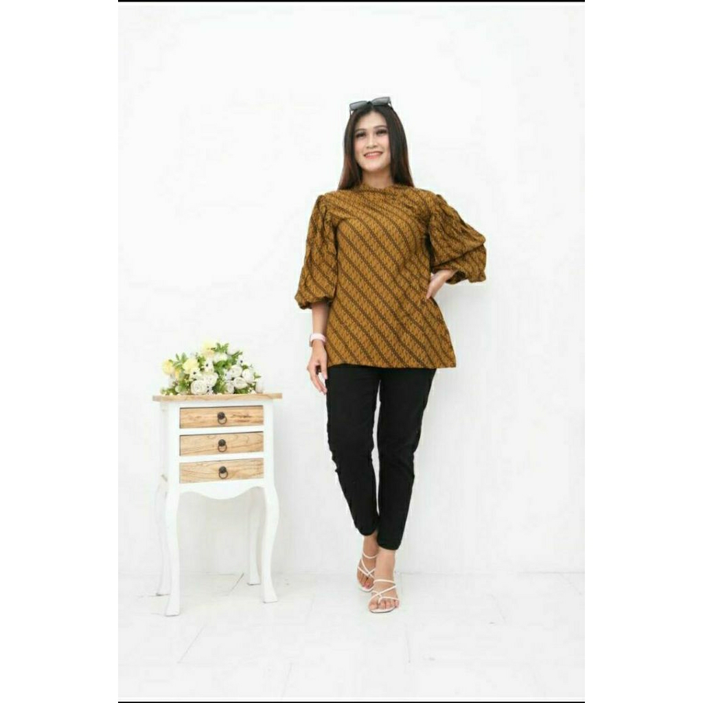 Blus Paris Batik Solo Blus Batik Wanita