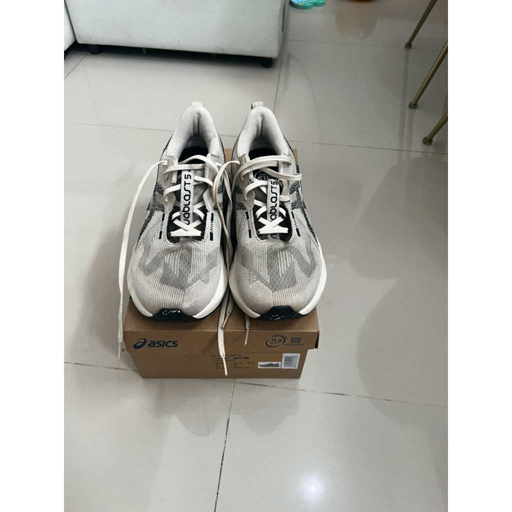 Asics Novablast 5 oatmeal us 9.5/ 43.5 (27.5cm)