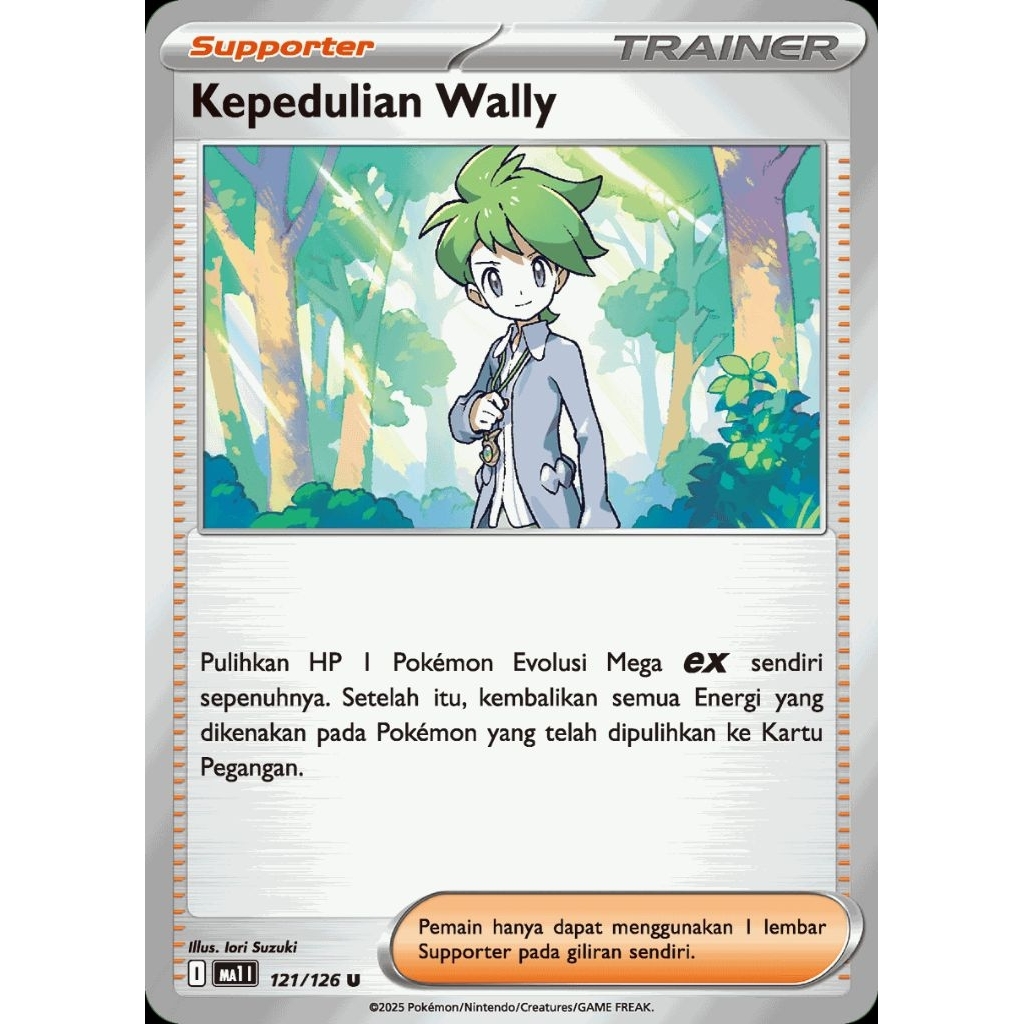 Kepedulian Wally 121/126 Evolusi Mega MA1 - KARTU POKEMON TCG INDONESIA