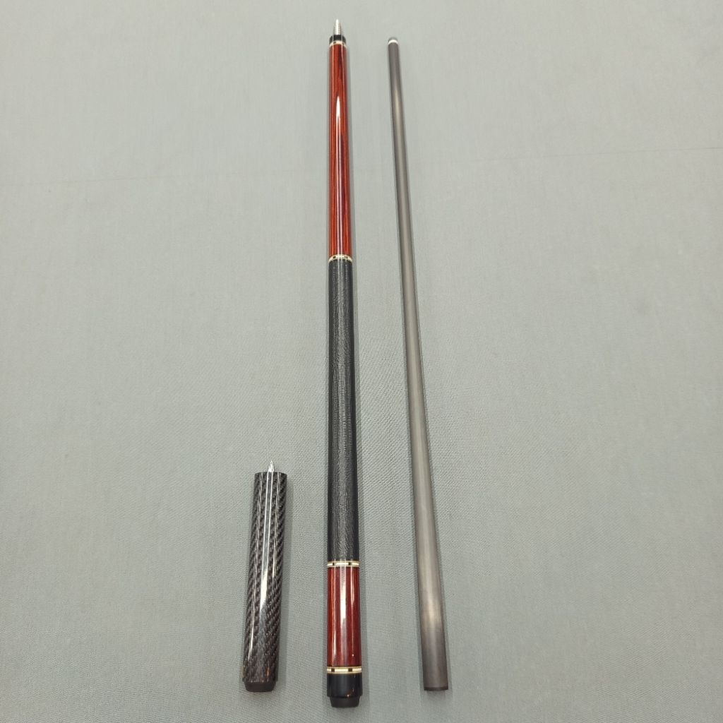 Stick Billiard Cue Butt Cocobolo Inlay Joint Radial Shaft Carbon Custom JOD Tip Tiger Soft