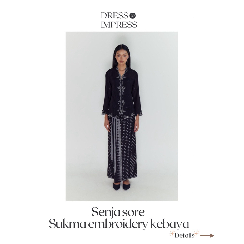 RENT/SEWA SENJA SORE SUKMA EMBROIDERY KEBAYA (SIZE SM)