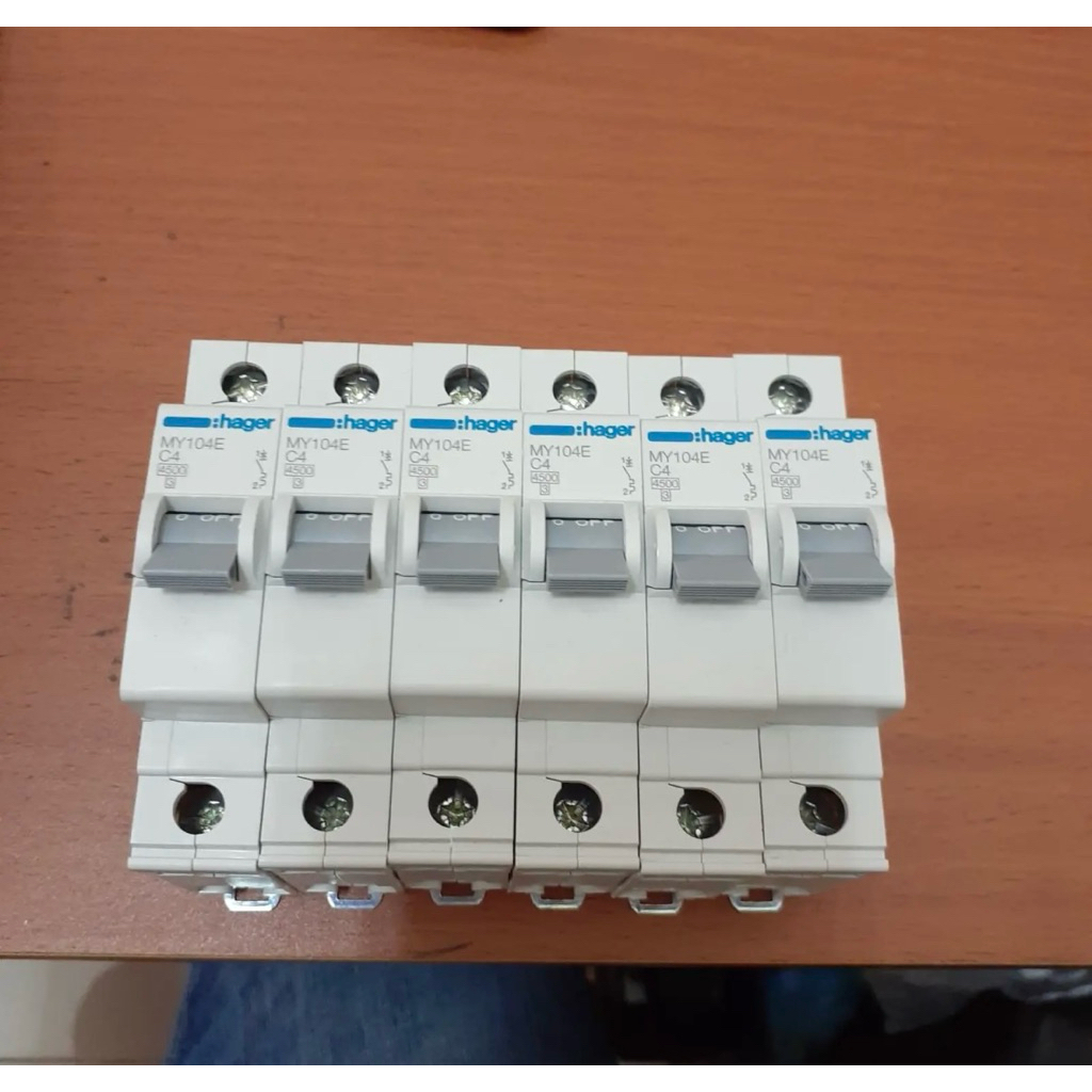 MCB Hager 1P 4A 6A 10A 16A 20A HAGER
