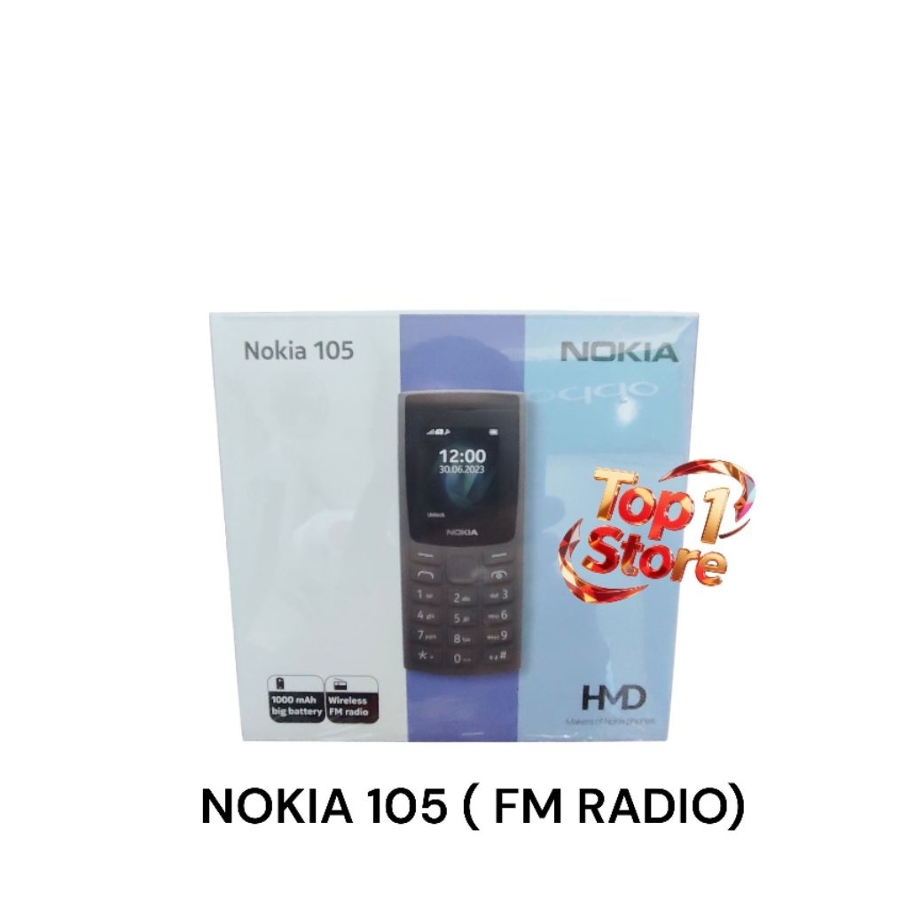 HP Nokia 105 (fm radio)  bisa pengiriman instan