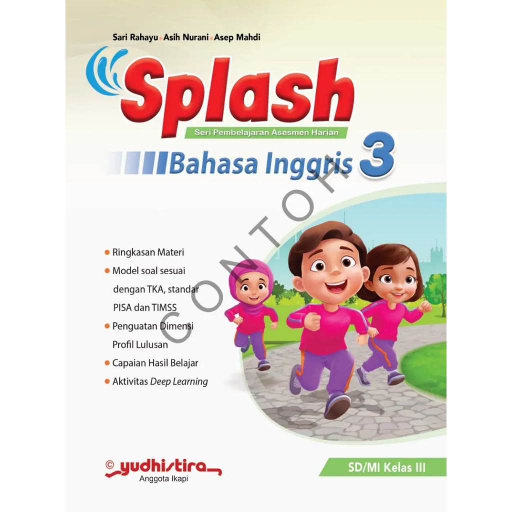 Buku Yudhistira Splash Bahasa Inggris kelas 1-6 SD Kurmer terbaru 2026