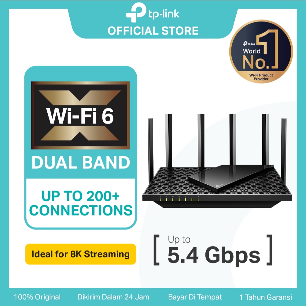 TP-Link Archer AX73 | AX5400 WiFi 6 Router | Dual Band | Gigabit | Mesh | Wireless | USB Sharing