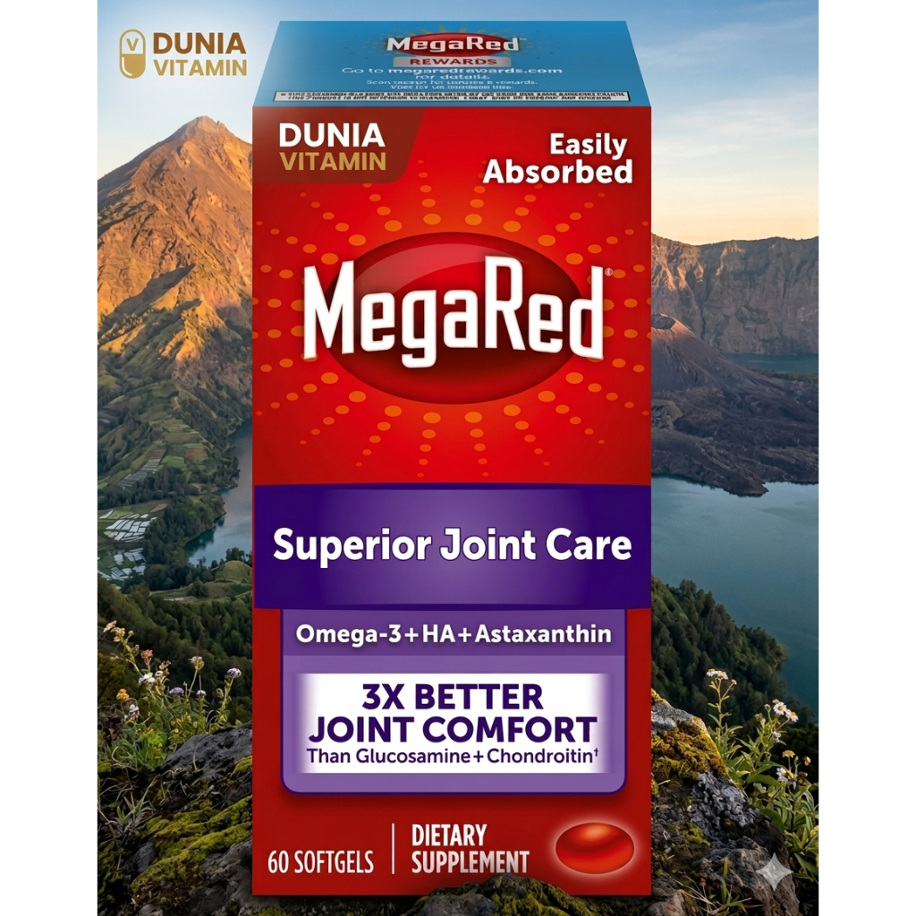 Schiff MegaRed Superior Joint Care, Contains 60 Softgels, The Most Powerful Joint Comfort From Krill