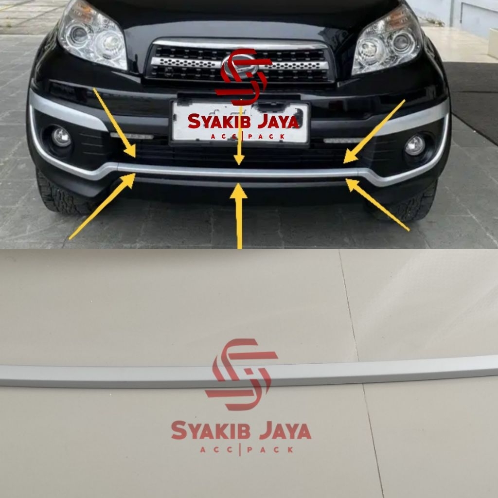 List Body Kit Bumper Depan Terios TX 2012-2014 Original Daihatsu